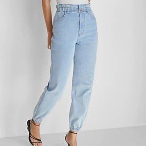 Express Light Blue High Rise Women Jeans